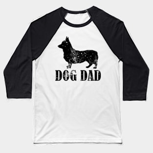 Corgi Dog Dad Baseball T-Shirt